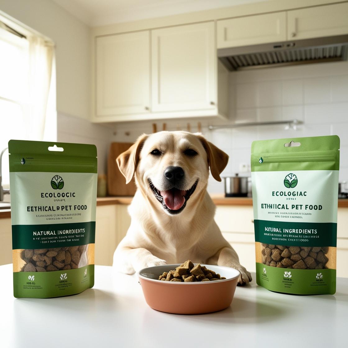 Ração natural e orgânica para cães