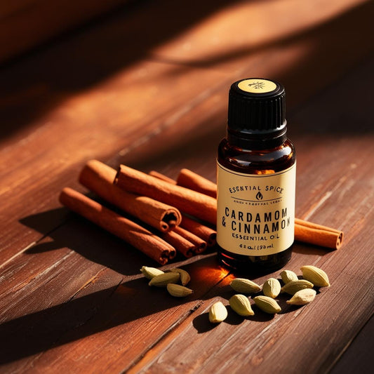 Óleo essencial de cardamomo e canela